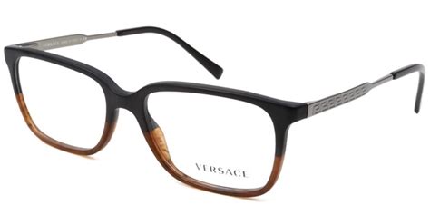 Versace VE3209 5134 Eyeglasses in Matte Black Brown